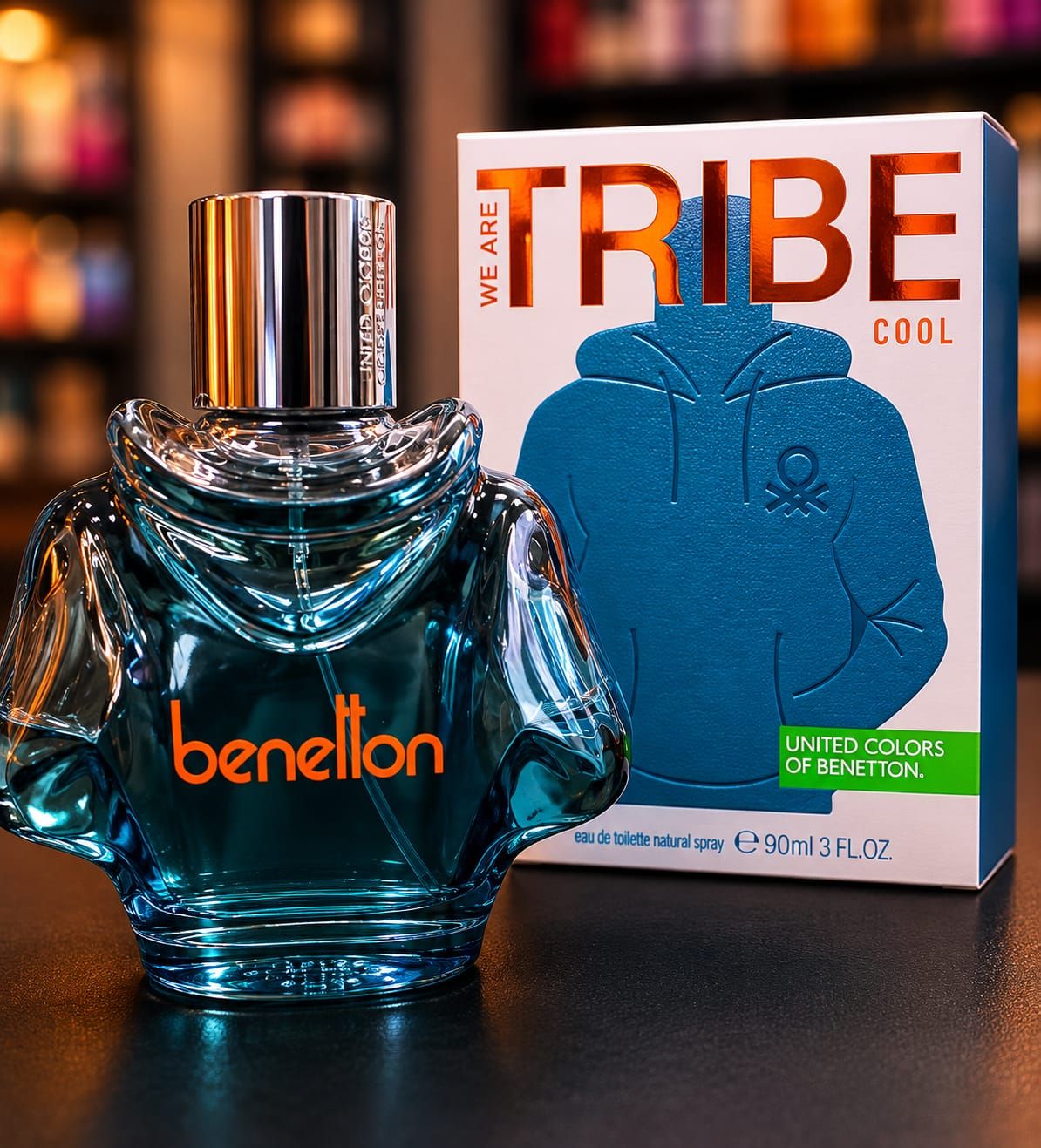 We Are Tribe Cool Benetton Eau de Toilette - Perfume Masculino 90ml